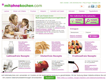 Tablet Screenshot of mitohnekochen.com